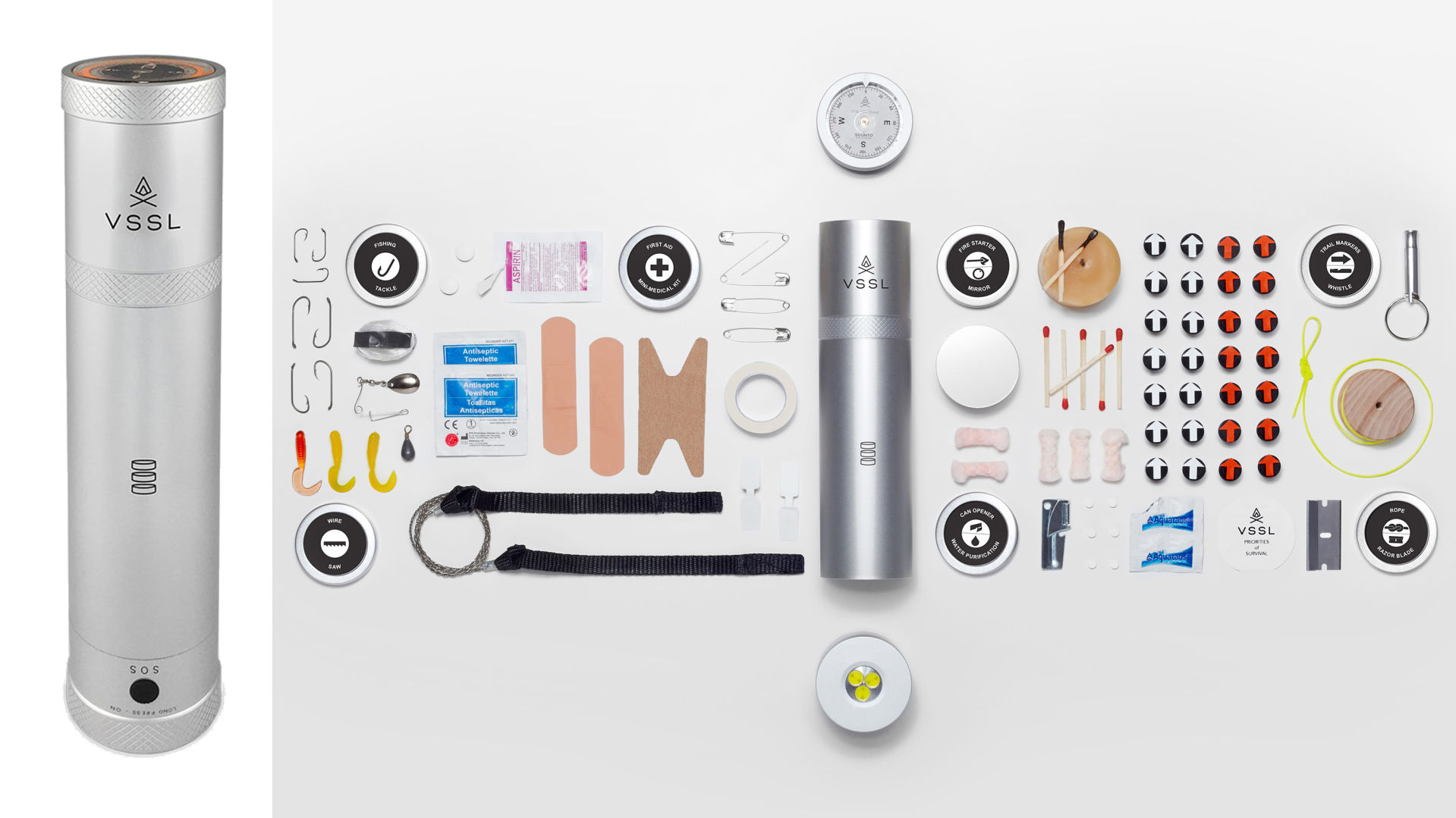 VSSL Supplies Utility Light & Survival Kit